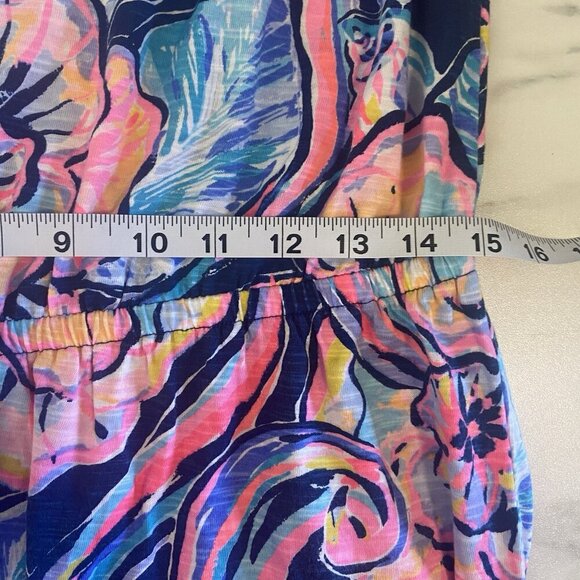 Lilly Pulitzer Del Lago Romper‎ Nauti Navy Boho Bateau Size M Resortwear Beach - Picture 12 of 13